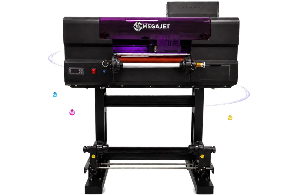 Megajet 30cm UV DTF Printer with integrated laminating