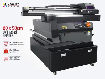 Megajet 6090 Industrial UV Flatbed Printer