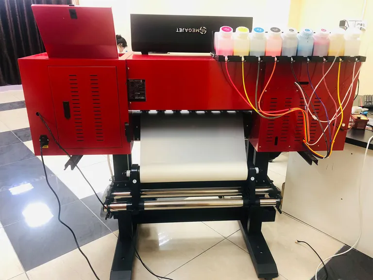 Automated white and neon ink circulation system