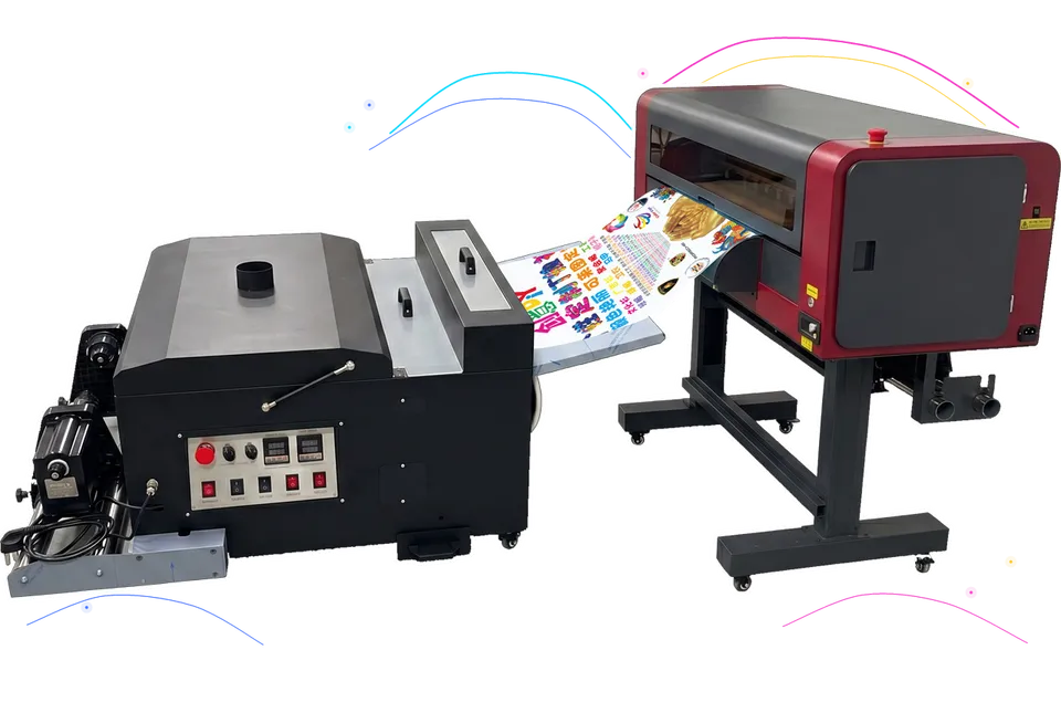 Megajet 60cm DTF printing line with dual Epson i1600-A1