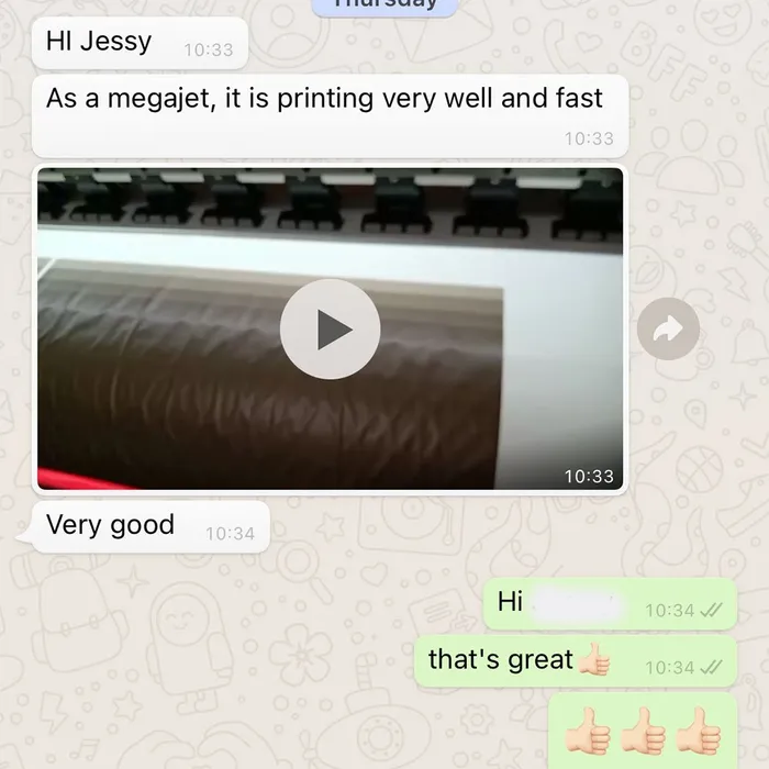Megajet client feedback 2