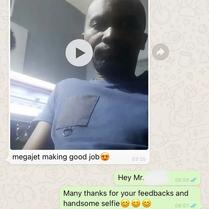 Megajet client feedback 4