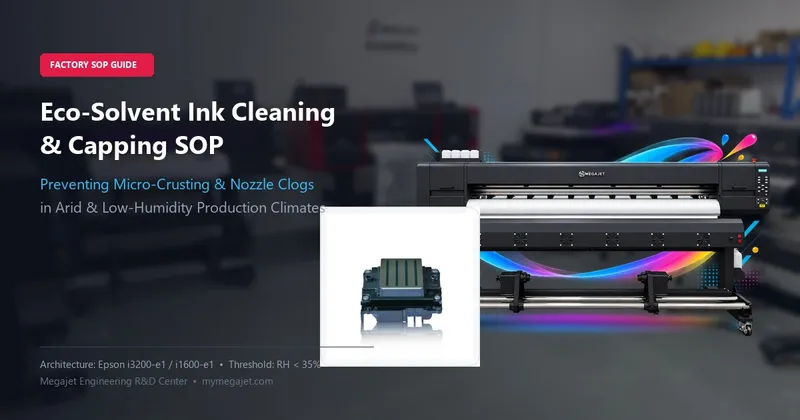 Eco-Solvent Ink Cleaning & Capping SOP: Preventing Nozzle Clog in Dry Climates