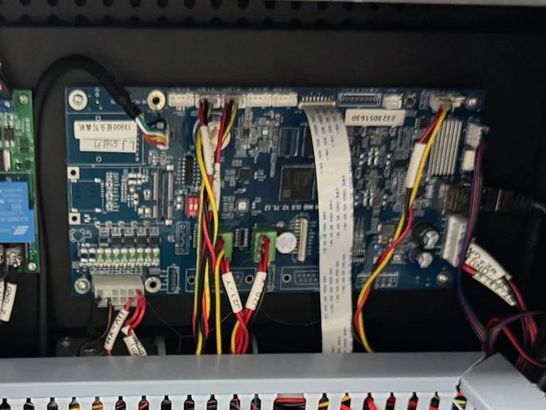 Hosonsoft fiber control board and white ink circulation system