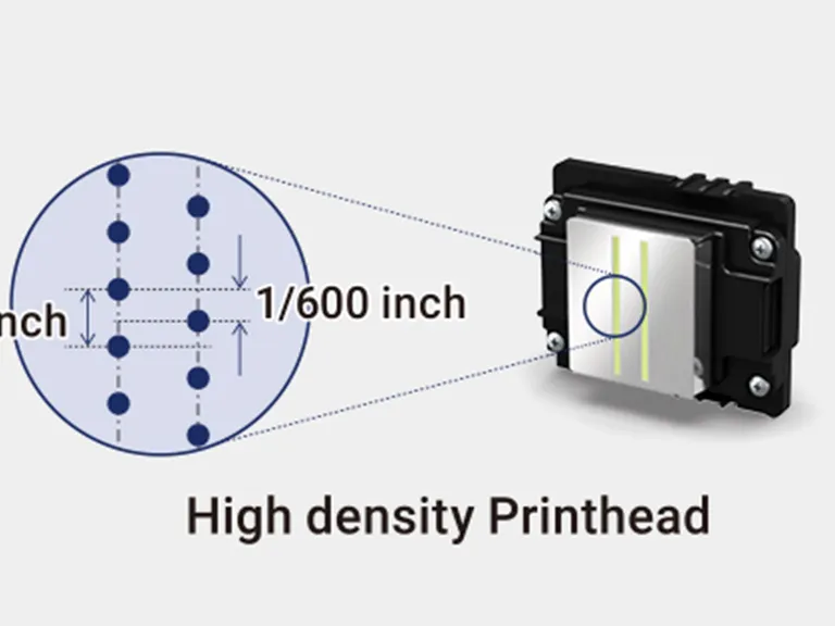 Dual Epson i1600-A1 printheads layout