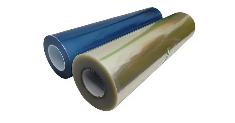 Industrial rolls of UV DTF A-film printable base and B-film transfer carrier